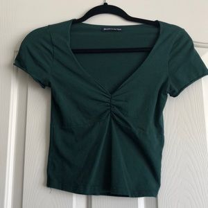 Forest Green Crop Top